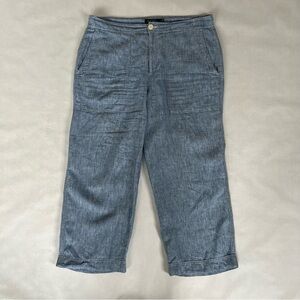 Ralph Lauren Light Blue Linen Pants Women’s Size 14